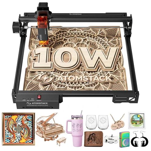 MAQUINA LASER DE DIODO ATOMSTACK A10 PRO V2 10W ATOMSTACK