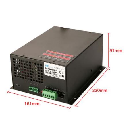 FUENTE DE ALIMENTACION PARA TUBO LASER CO2 ZYE 80W ZYE